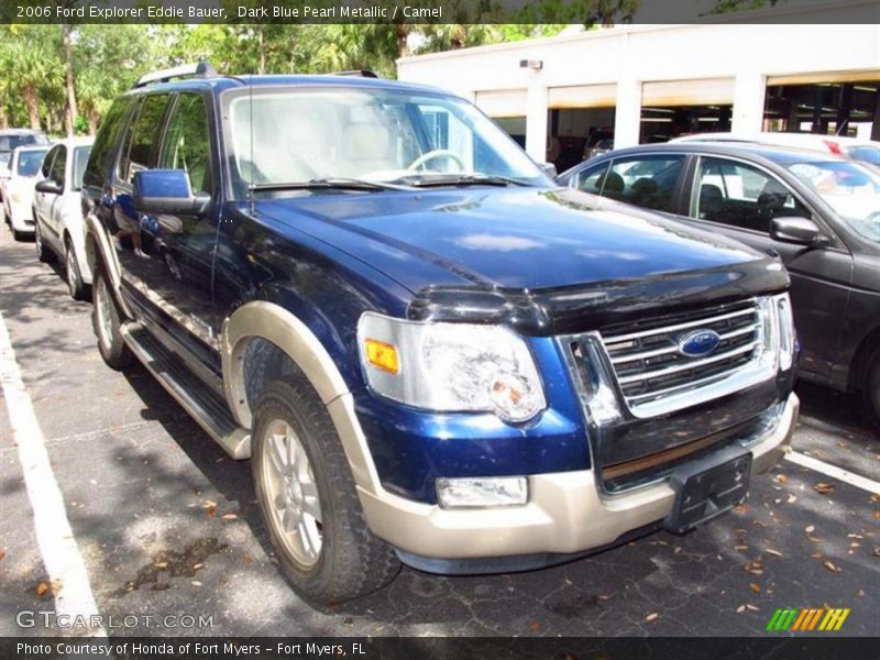 Dark Blue Pearl Metallic / Camel 2006 Ford Explorer Eddie Bauer