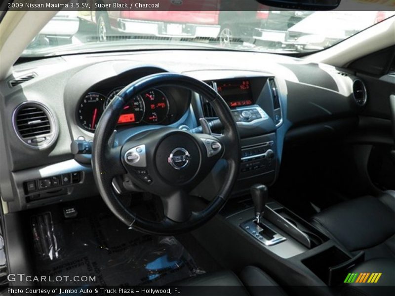 Super Black / Charcoal 2009 Nissan Maxima 3.5 SV