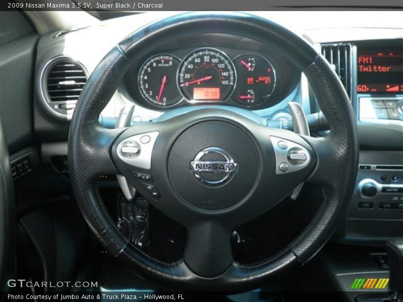 Super Black / Charcoal 2009 Nissan Maxima 3.5 SV