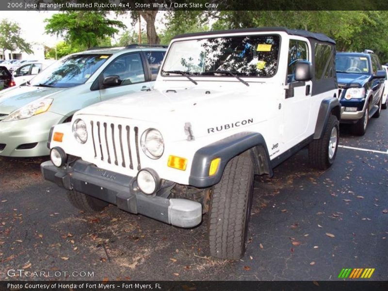 Stone White / Dark Slate Gray 2006 Jeep Wrangler Unlimited Rubicon 4x4