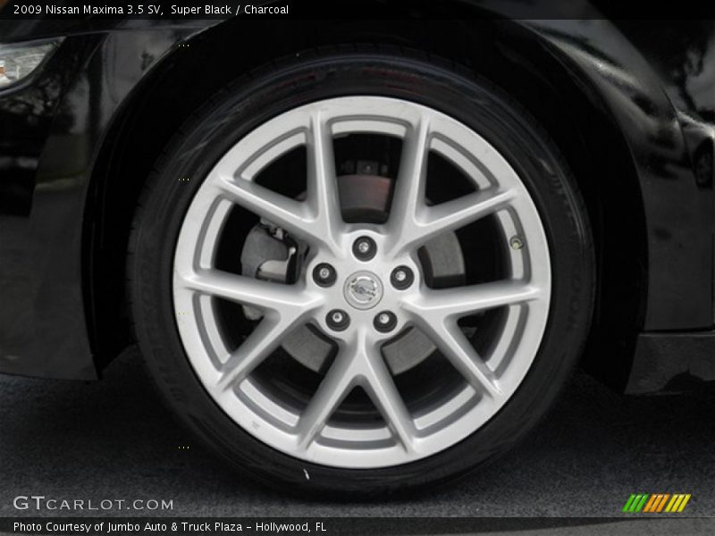 Super Black / Charcoal 2009 Nissan Maxima 3.5 SV