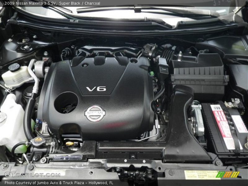 Super Black / Charcoal 2009 Nissan Maxima 3.5 SV