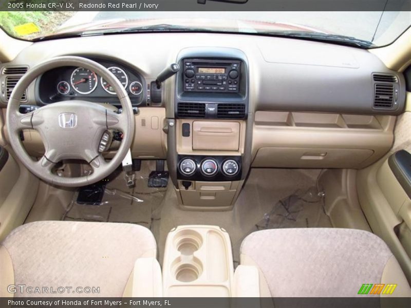 Redondo Red Pearl / Ivory 2005 Honda CR-V LX