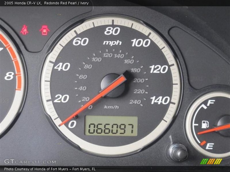 Redondo Red Pearl / Ivory 2005 Honda CR-V LX