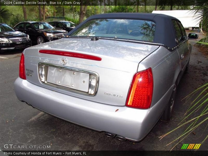 Blue Ice / Dark Gray 2004 Cadillac DeVille Sedan