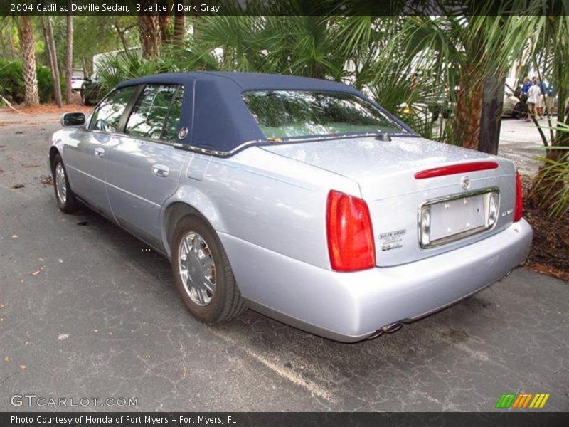 Blue Ice / Dark Gray 2004 Cadillac DeVille Sedan