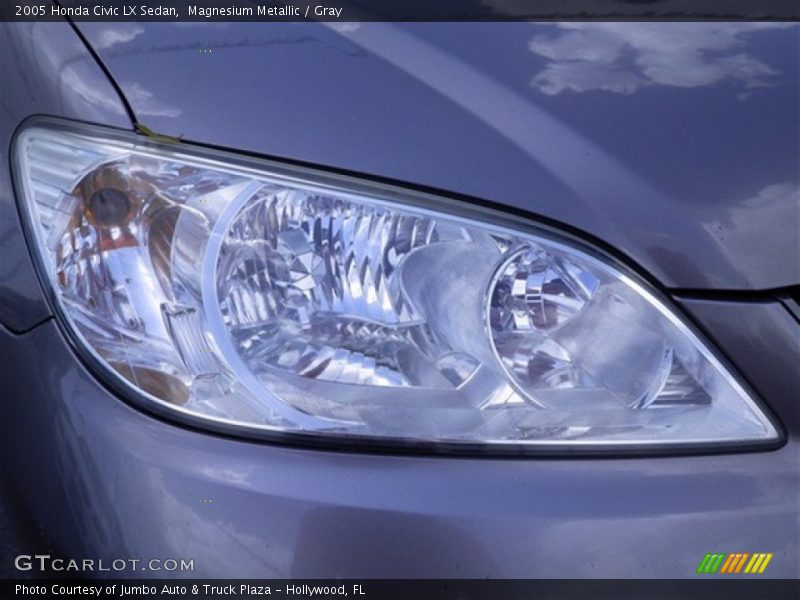 Magnesium Metallic / Gray 2005 Honda Civic LX Sedan