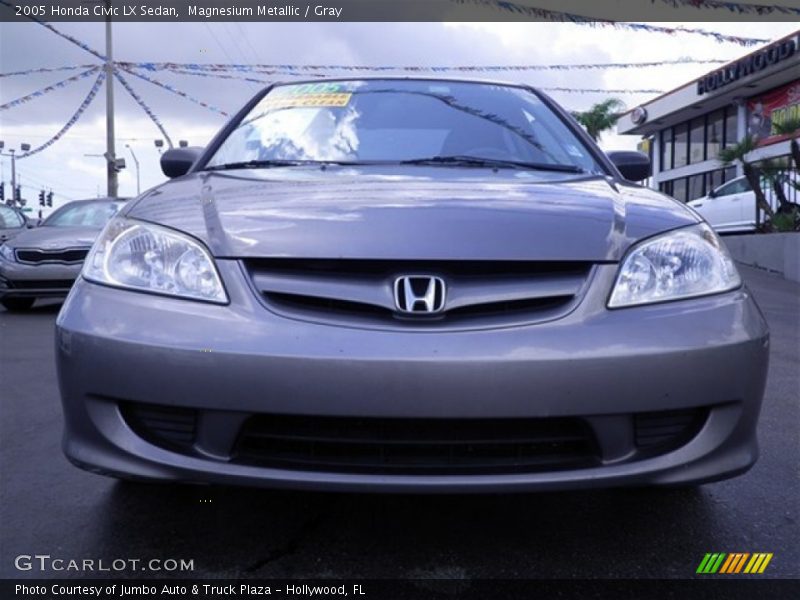 Magnesium Metallic / Gray 2005 Honda Civic LX Sedan