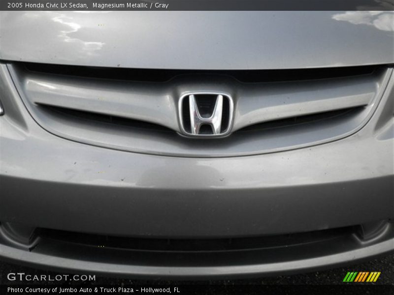 Magnesium Metallic / Gray 2005 Honda Civic LX Sedan