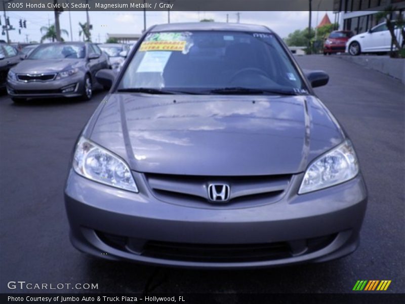 Magnesium Metallic / Gray 2005 Honda Civic LX Sedan