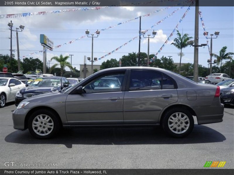 Magnesium Metallic / Gray 2005 Honda Civic LX Sedan