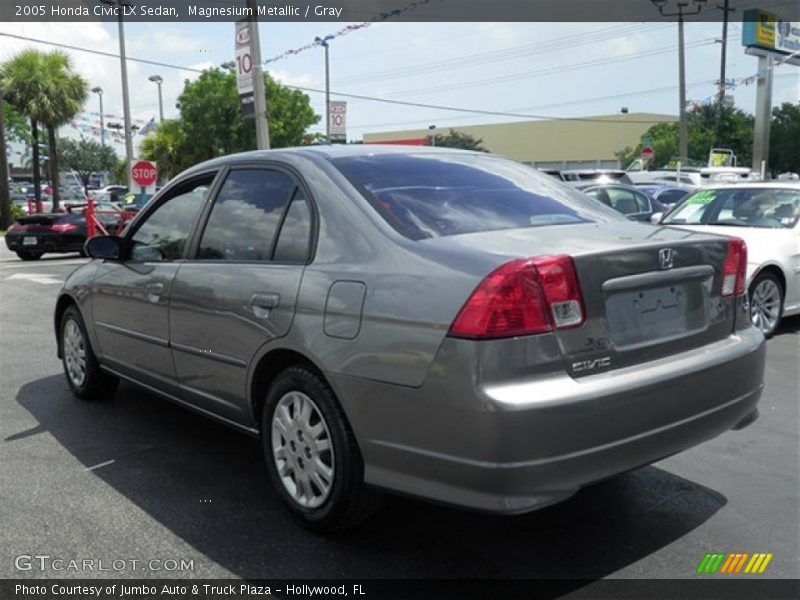 Magnesium Metallic / Gray 2005 Honda Civic LX Sedan