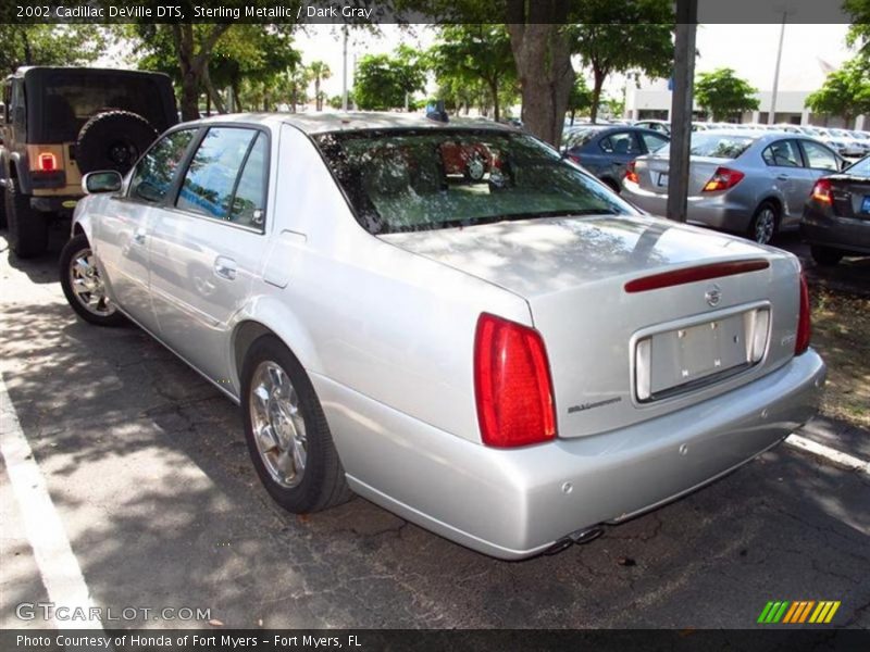 Sterling Metallic / Dark Gray 2002 Cadillac DeVille DTS