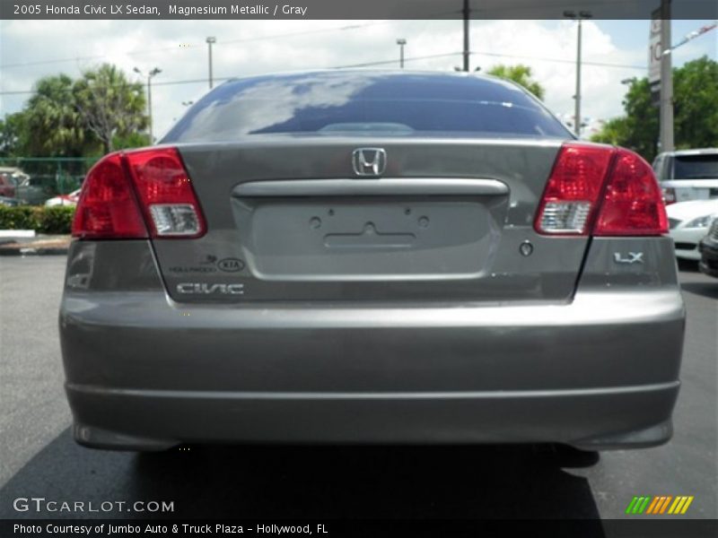 Magnesium Metallic / Gray 2005 Honda Civic LX Sedan