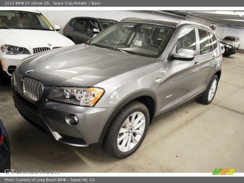 Space Gray Metallic / Black 2013 BMW X3 xDrive 28i