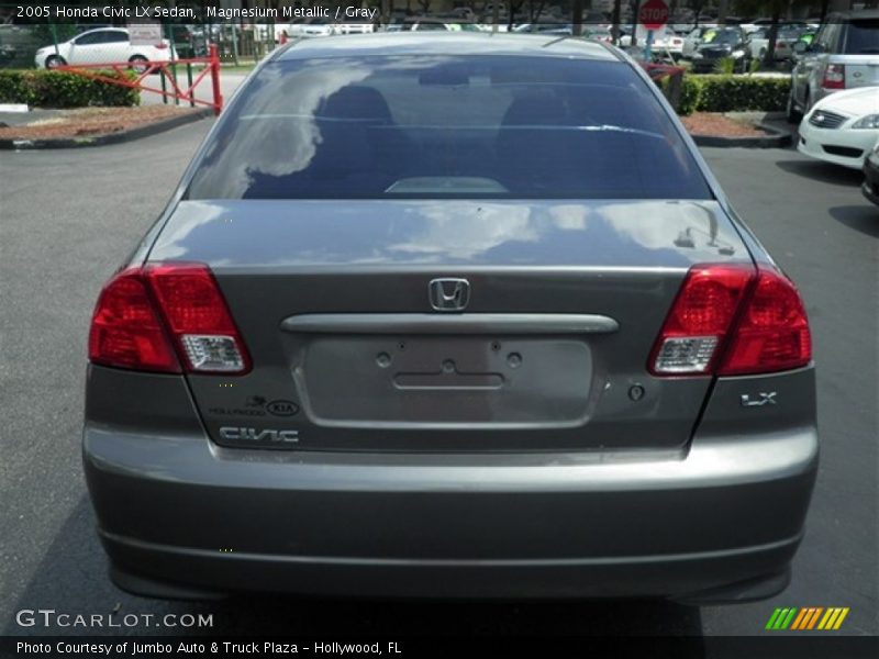 Magnesium Metallic / Gray 2005 Honda Civic LX Sedan