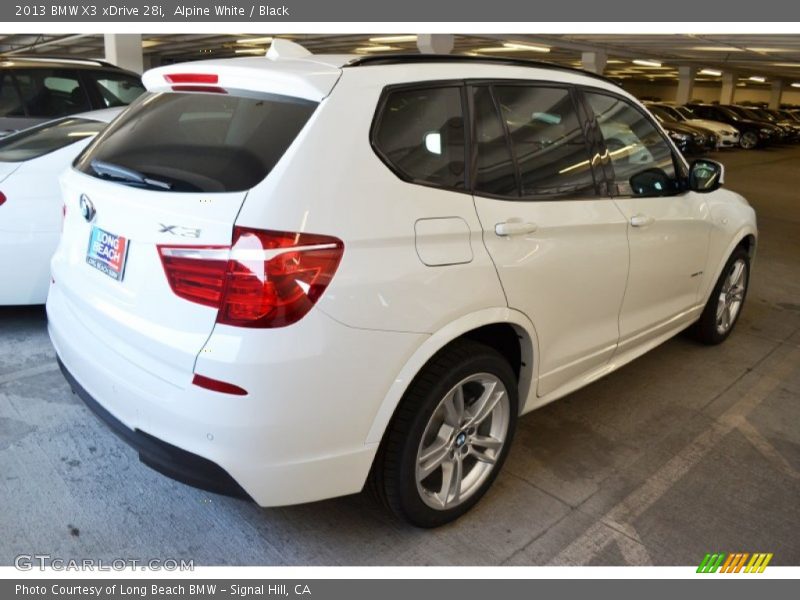 Alpine White / Black 2013 BMW X3 xDrive 28i