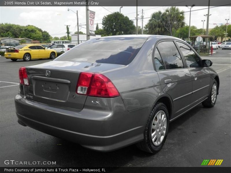 Magnesium Metallic / Gray 2005 Honda Civic LX Sedan