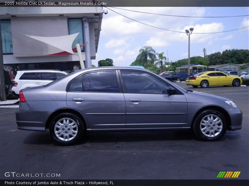 Magnesium Metallic / Gray 2005 Honda Civic LX Sedan