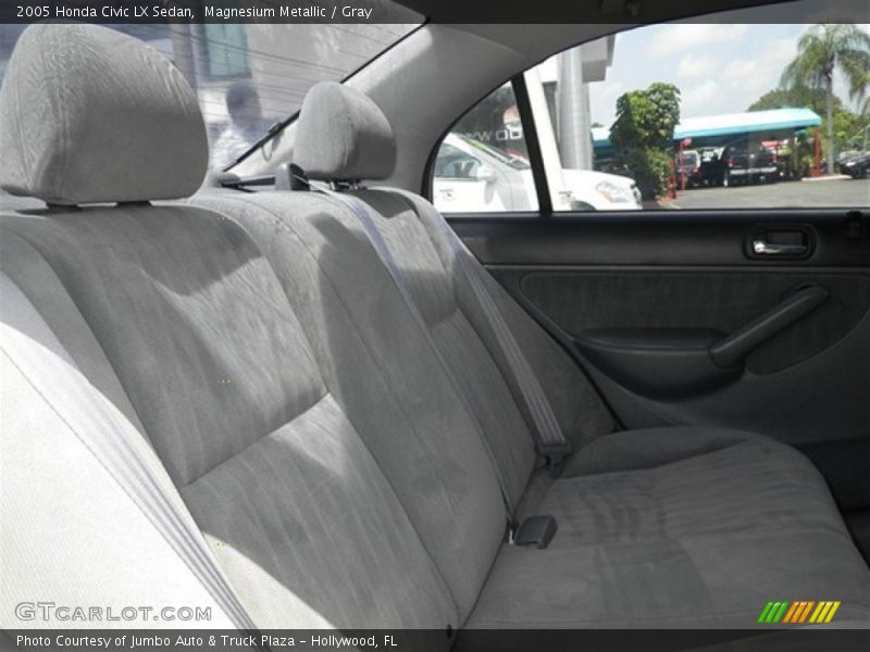 Magnesium Metallic / Gray 2005 Honda Civic LX Sedan