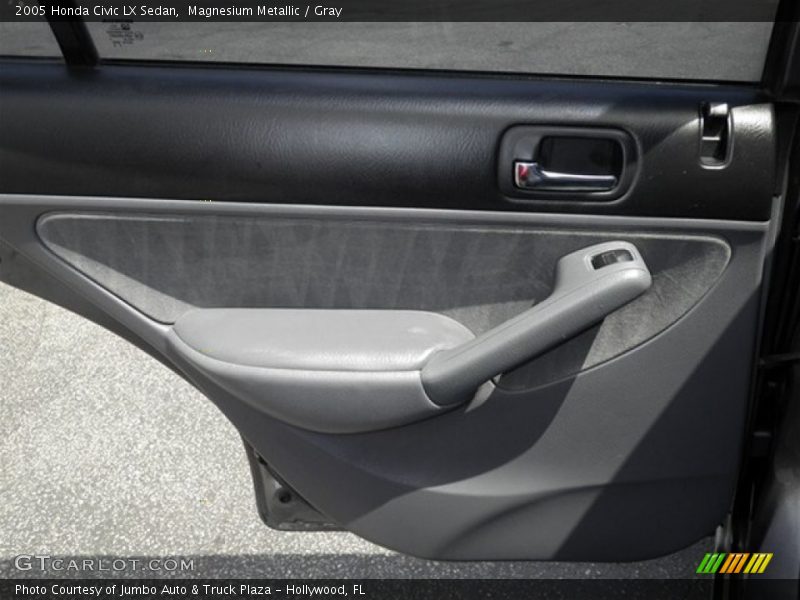 Magnesium Metallic / Gray 2005 Honda Civic LX Sedan