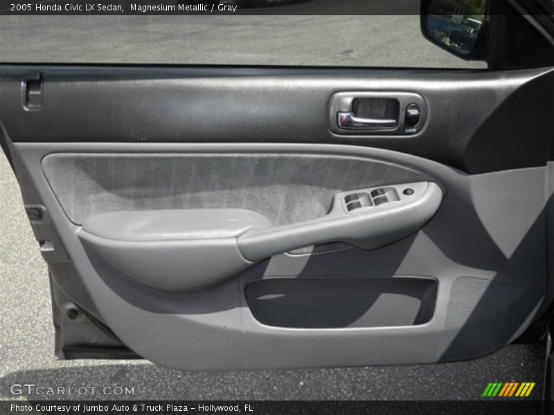 Magnesium Metallic / Gray 2005 Honda Civic LX Sedan