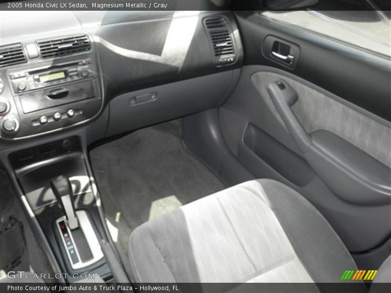 Magnesium Metallic / Gray 2005 Honda Civic LX Sedan