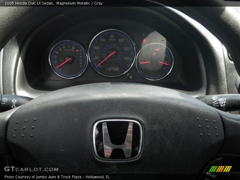 Magnesium Metallic / Gray 2005 Honda Civic LX Sedan