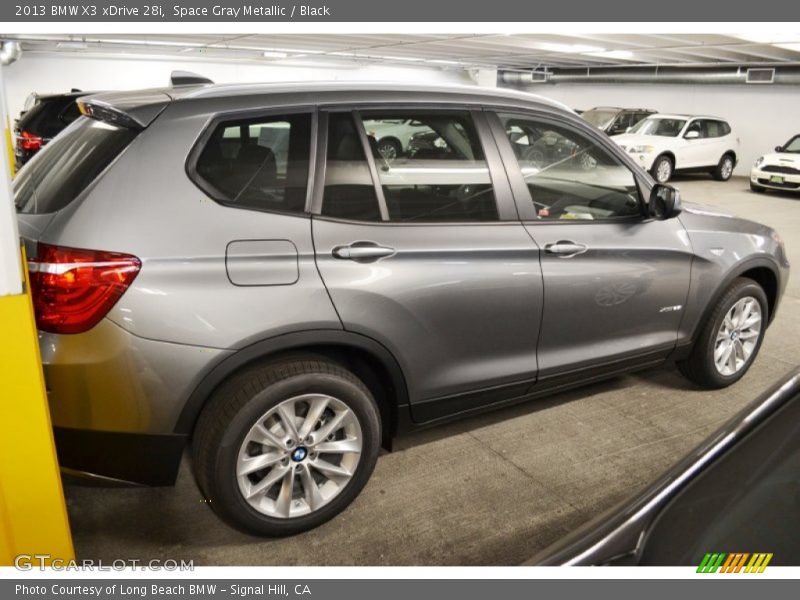 Space Gray Metallic / Black 2013 BMW X3 xDrive 28i