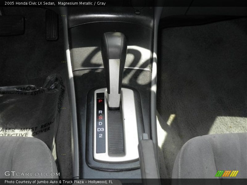 Magnesium Metallic / Gray 2005 Honda Civic LX Sedan