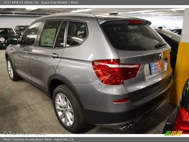 Space Gray Metallic / Black 2013 BMW X3 xDrive 28i