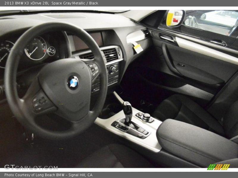 Space Gray Metallic / Black 2013 BMW X3 xDrive 28i