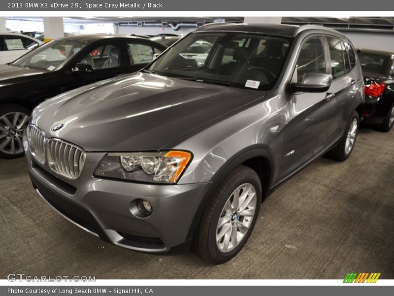 Space Gray Metallic / Black 2013 BMW X3 xDrive 28i
