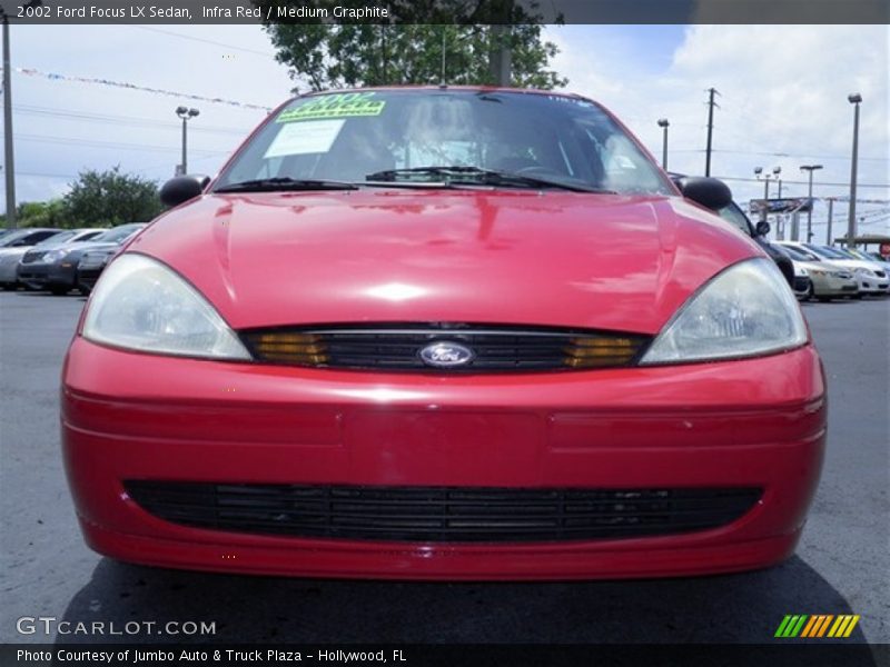 Infra Red / Medium Graphite 2002 Ford Focus LX Sedan