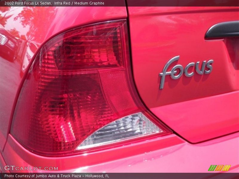 Infra Red / Medium Graphite 2002 Ford Focus LX Sedan