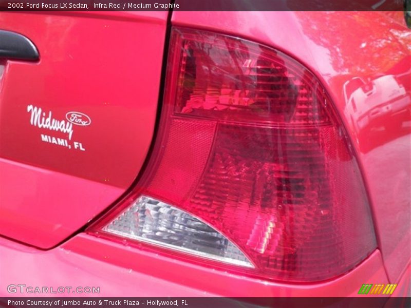 Infra Red / Medium Graphite 2002 Ford Focus LX Sedan