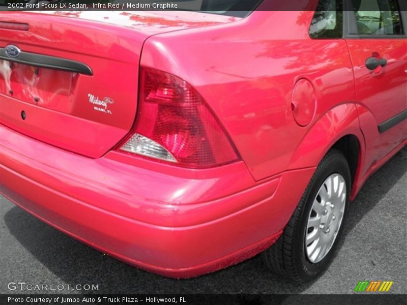 Infra Red / Medium Graphite 2002 Ford Focus LX Sedan