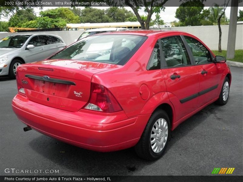 Infra Red / Medium Graphite 2002 Ford Focus LX Sedan