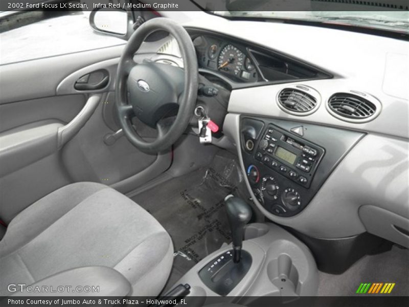 Infra Red / Medium Graphite 2002 Ford Focus LX Sedan