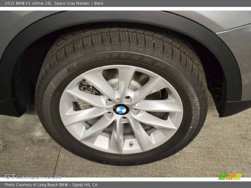 Space Gray Metallic / Black 2013 BMW X3 xDrive 28i