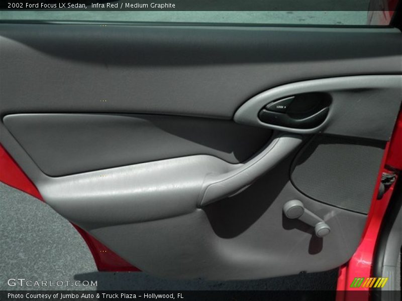 Infra Red / Medium Graphite 2002 Ford Focus LX Sedan