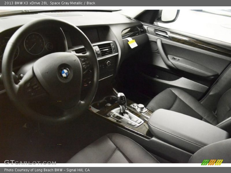 Space Gray Metallic / Black 2013 BMW X3 xDrive 28i