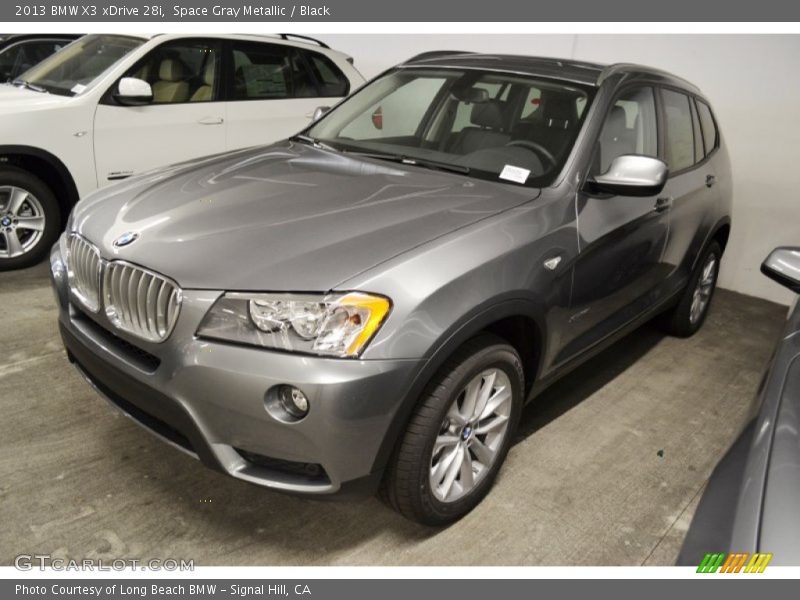 Space Gray Metallic / Black 2013 BMW X3 xDrive 28i