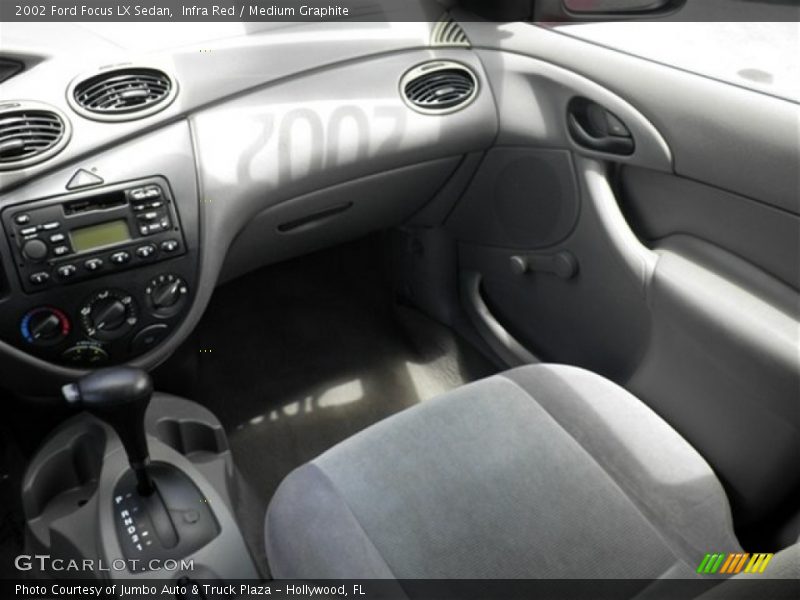 Infra Red / Medium Graphite 2002 Ford Focus LX Sedan