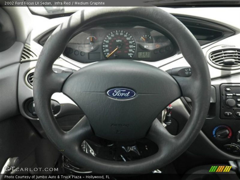 Infra Red / Medium Graphite 2002 Ford Focus LX Sedan