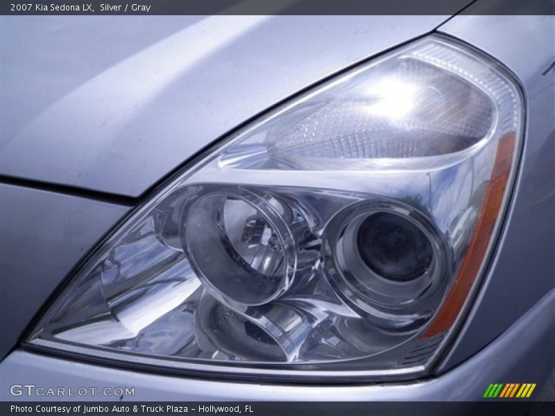 Silver / Gray 2007 Kia Sedona LX