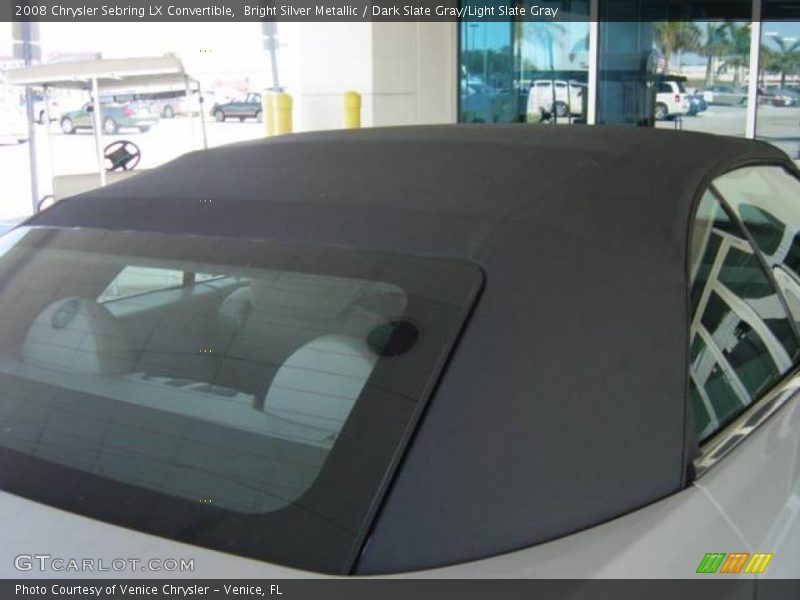 Bright Silver Metallic / Dark Slate Gray/Light Slate Gray 2008 Chrysler Sebring LX Convertible