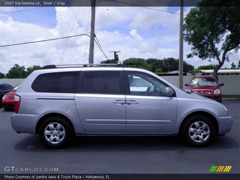 Silver / Gray 2007 Kia Sedona LX