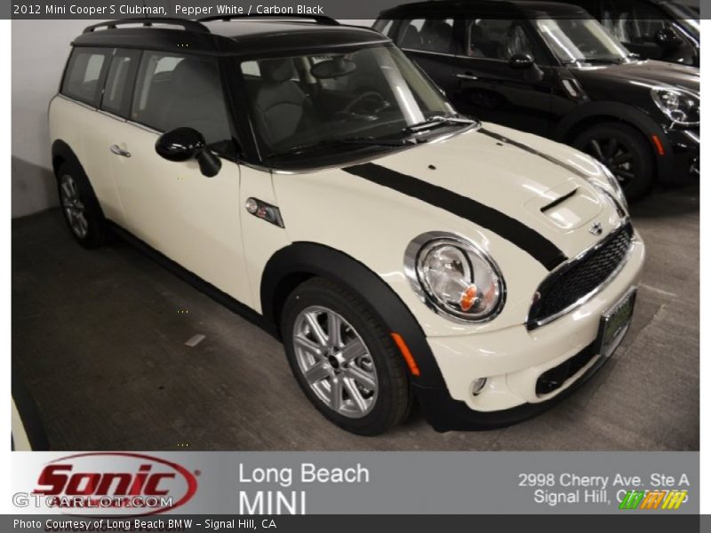 Pepper White / Carbon Black 2012 Mini Cooper S Clubman