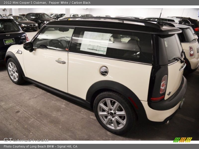 Pepper White / Carbon Black 2012 Mini Cooper S Clubman